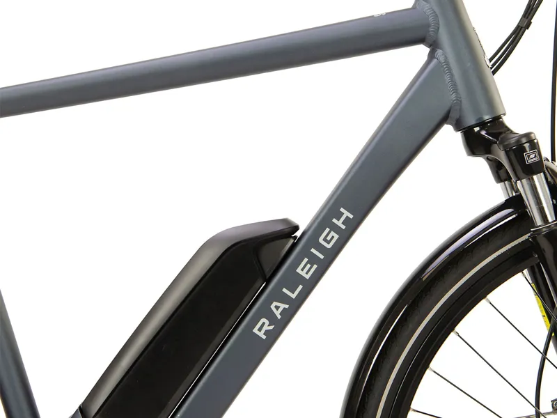 Raleigh Motus Crossbar Derailleur 2023 Electric Urban Bike - Grey/Blue-2