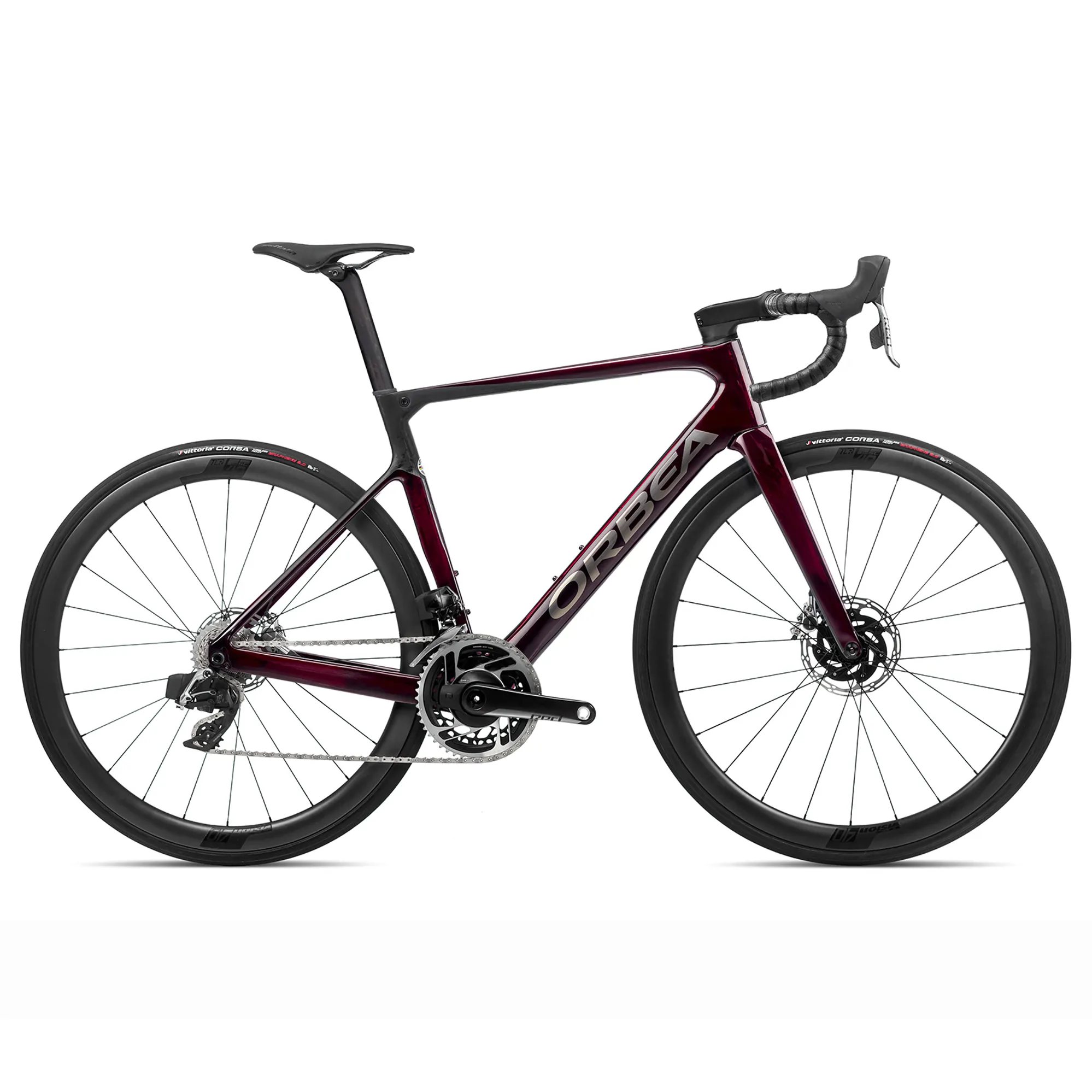 Orbea Orca M11e LTD PWR 2023 Road Bike Red Wine/Carbon
