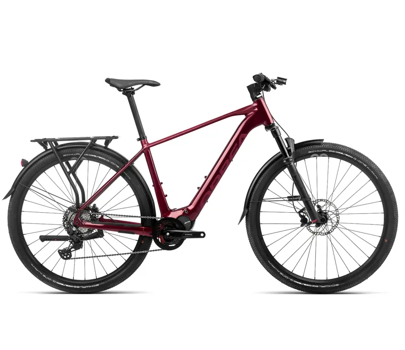 Orbea Kemen 30 Electric Hybrid Bike - Dark Red