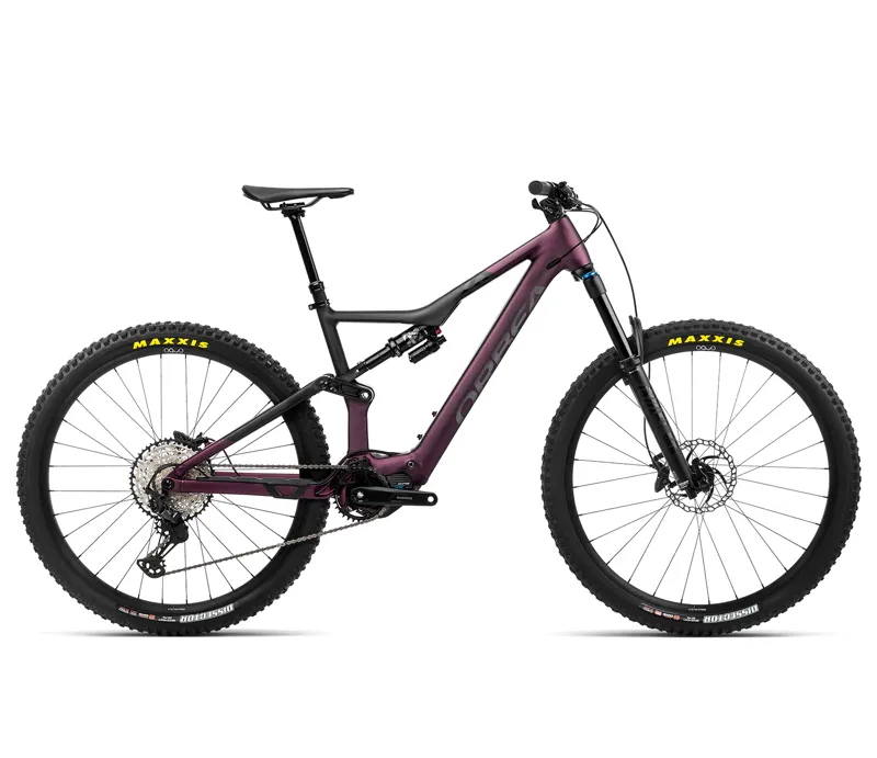 Orbea Rise H10 29er 2023 Electric Mountain Bike - Mulberry/Black
