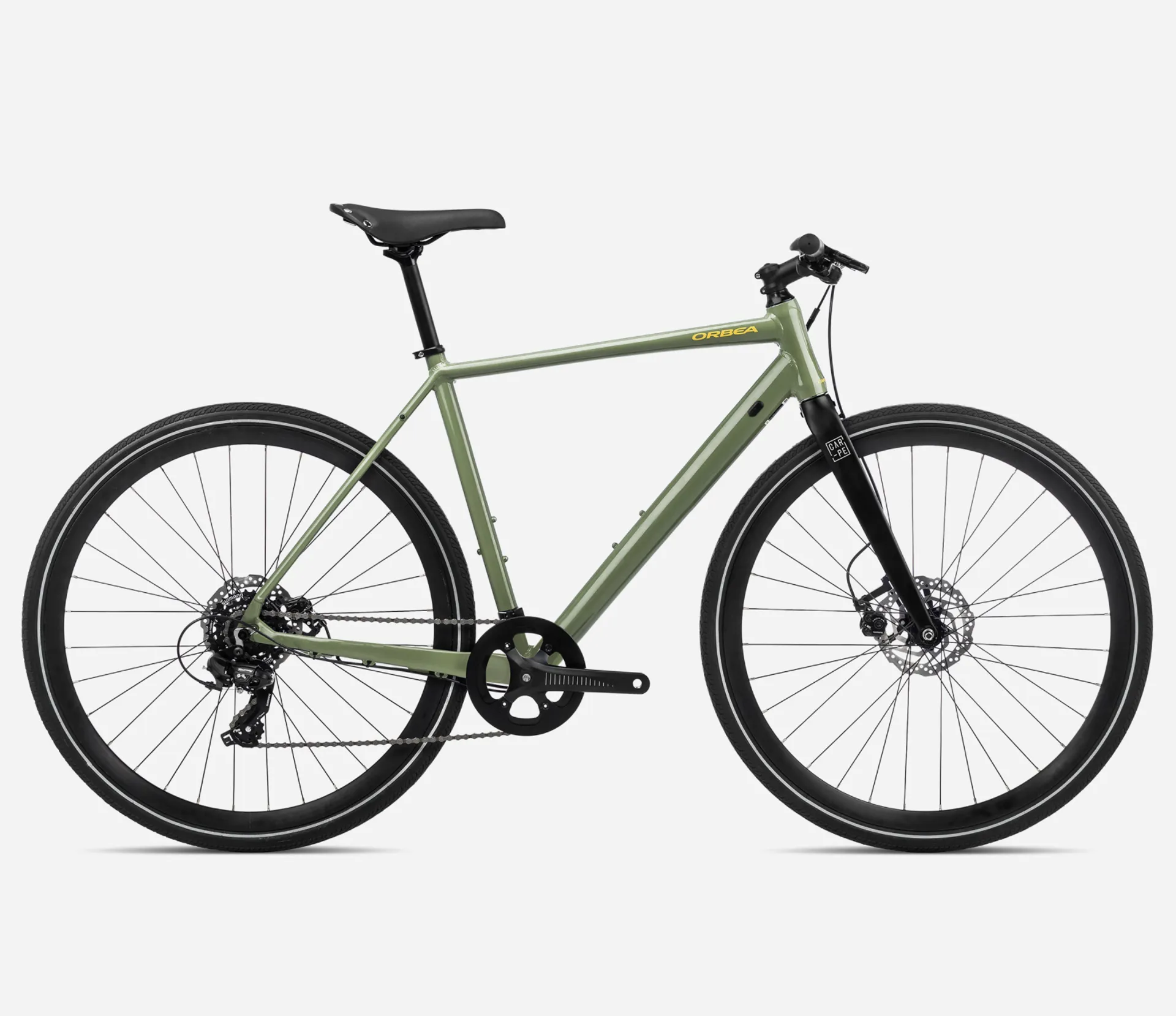 Orbea Carpe 40 2023 Hybrid Bike Urban Green Black orbea-carpe-40-2023-hybrid-bike-urban-green-black
