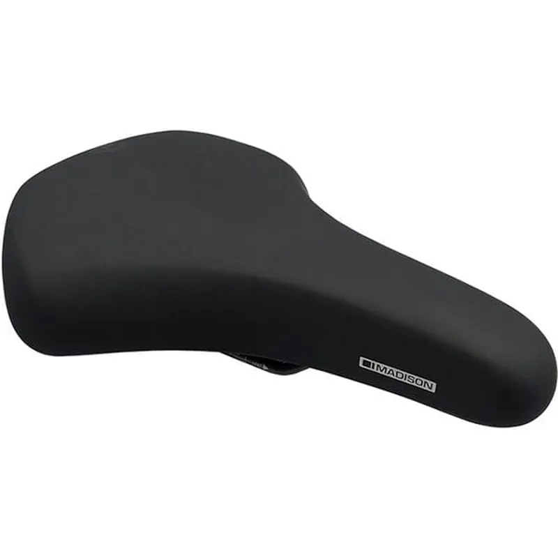 Madison Freewheel U300 Gelcel Comfort Saddle - 202mm x 268mm - Black