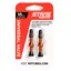 Stans No Tubes Alloy Presta Valves Pair - 35mm - Orange
