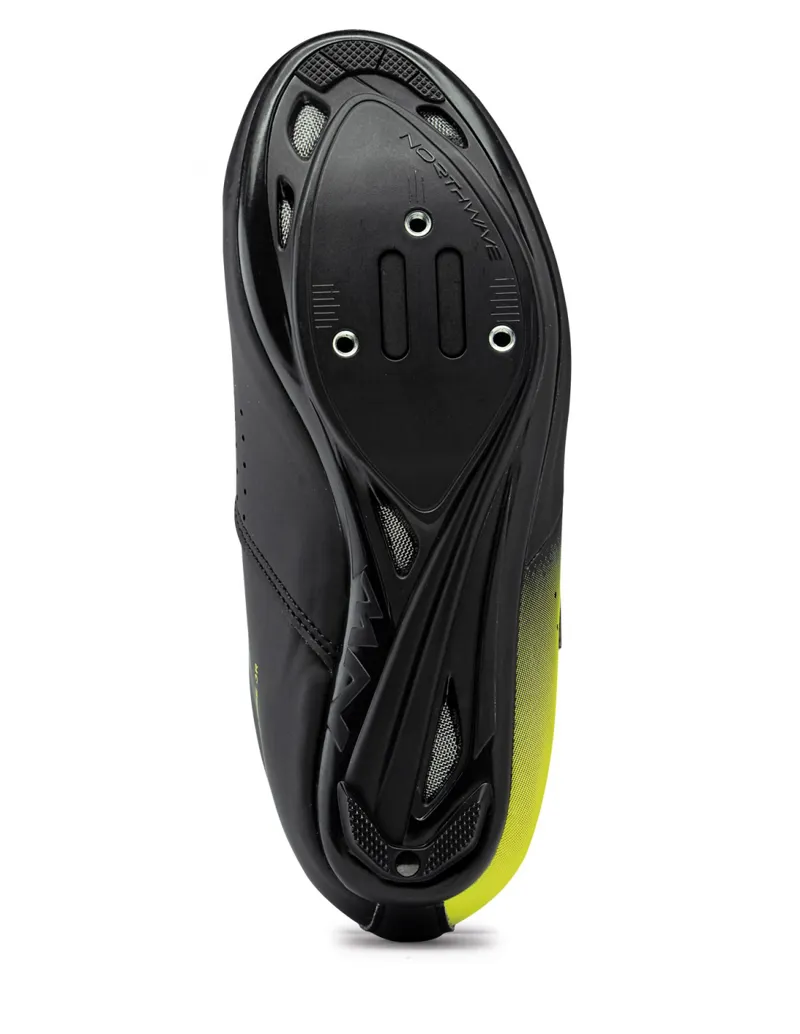 Northwave Core Junior Road Shoes - Black/Yellow-1