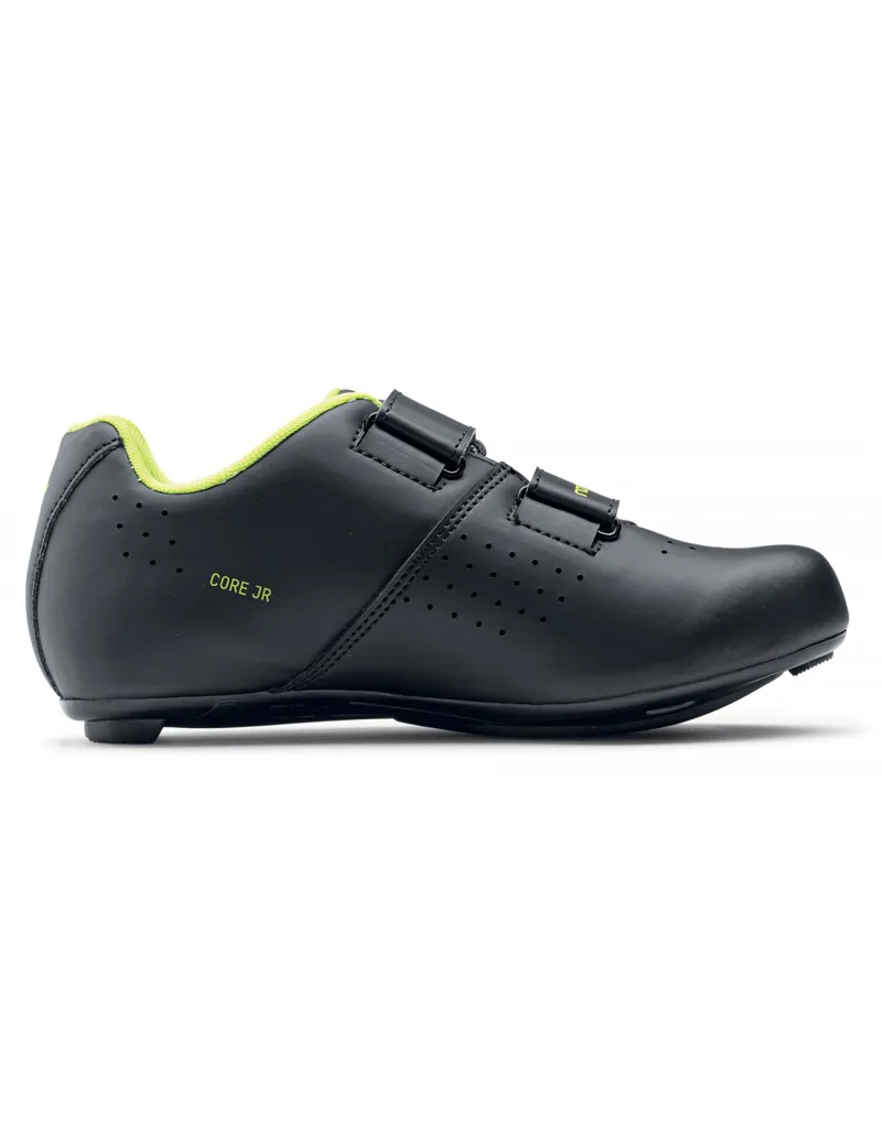 Northwave Core Junior Road Shoes - Black/Yellow-2