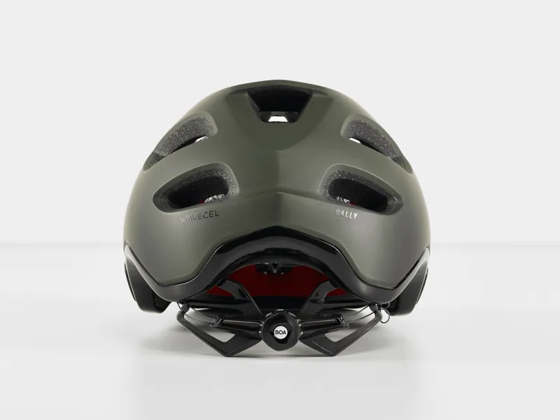 Trek Rally WaveCel Mountain Bike Helmet - Black/Olive Grey-2
