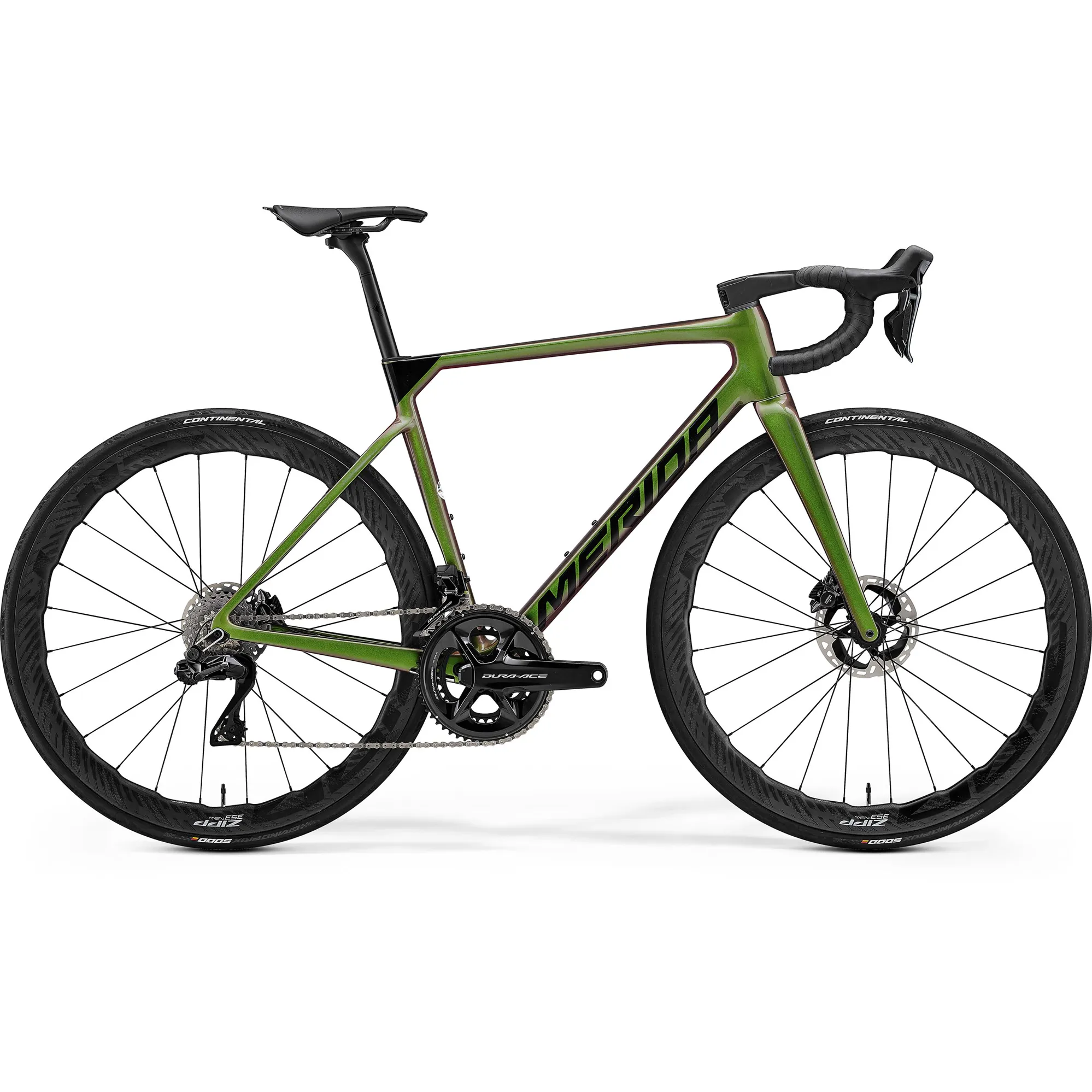 Merida Scultura 10K 2023 Carbon Road Race Bike Chameleon Green/Black