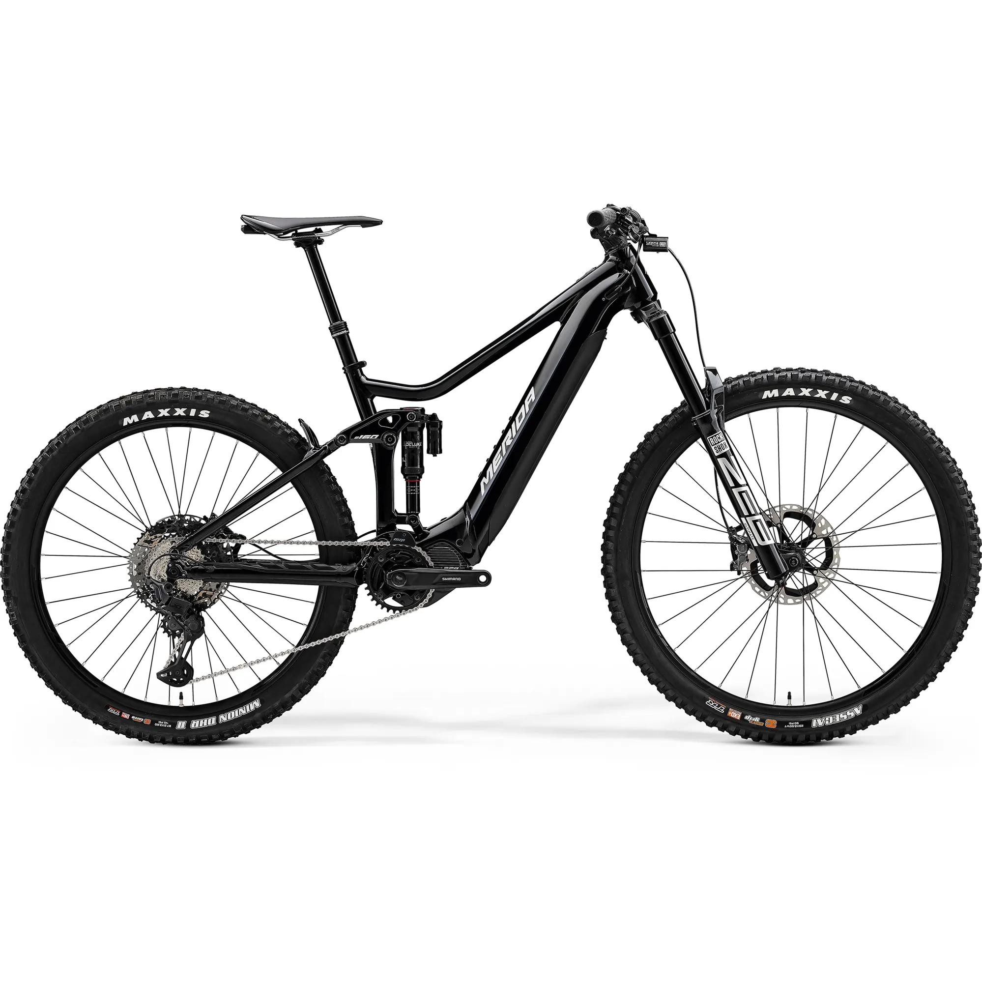Merida eOne-Sixty 975 SE 2024 Electric Mountain Bike Black/Silver