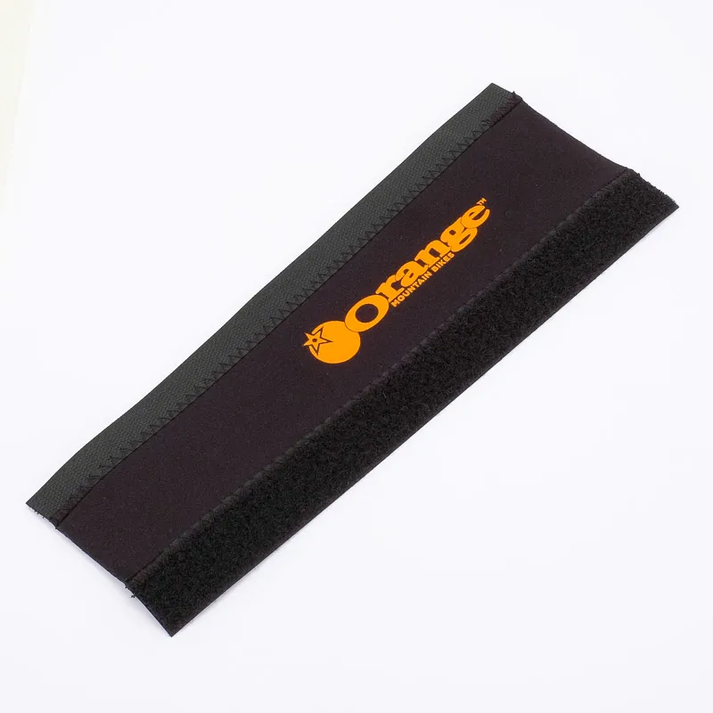 Orange Hardtail Chainstay Protector - Black/Orange