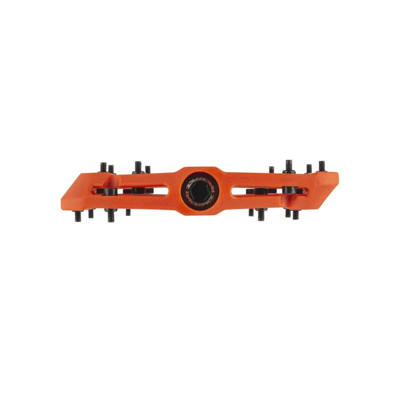race face orange pedals