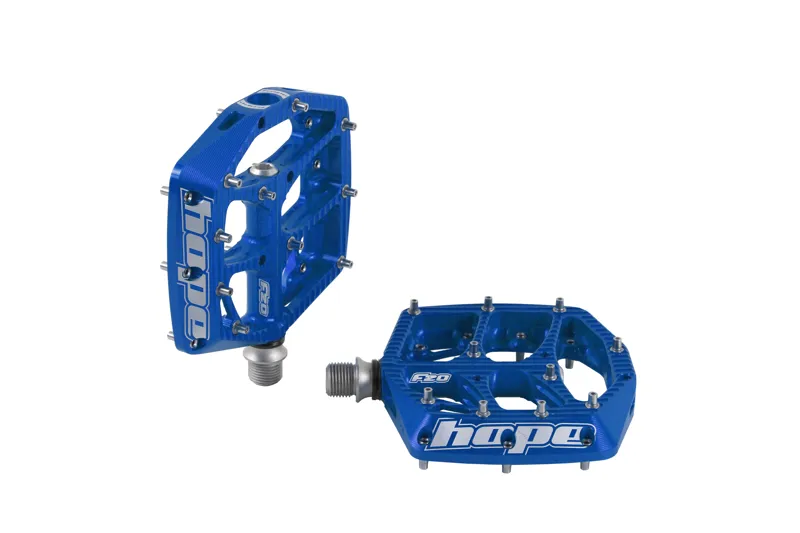 Hope F20 MTB Flat Pedals - 9/16 - Blue