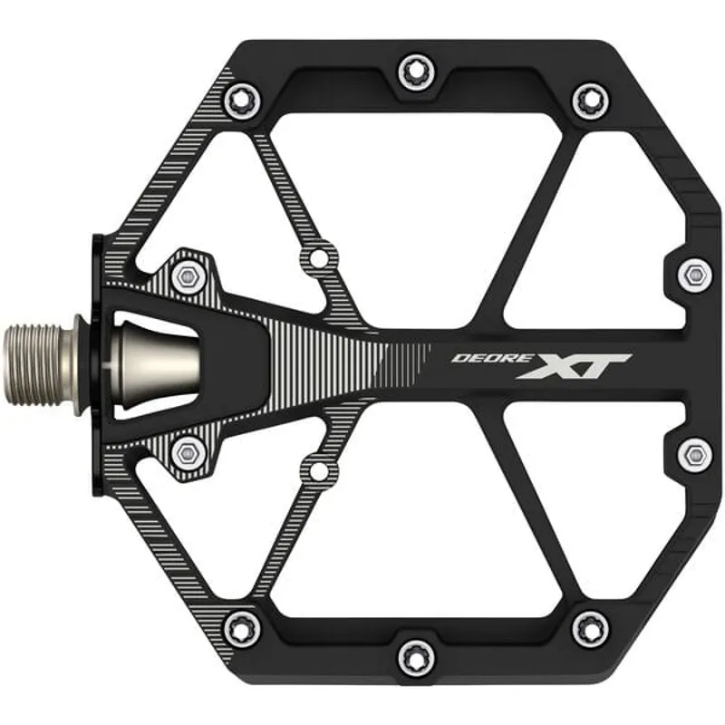 Shimano Deore XT PD-M8141 Flat MTB Pedals - Black-1