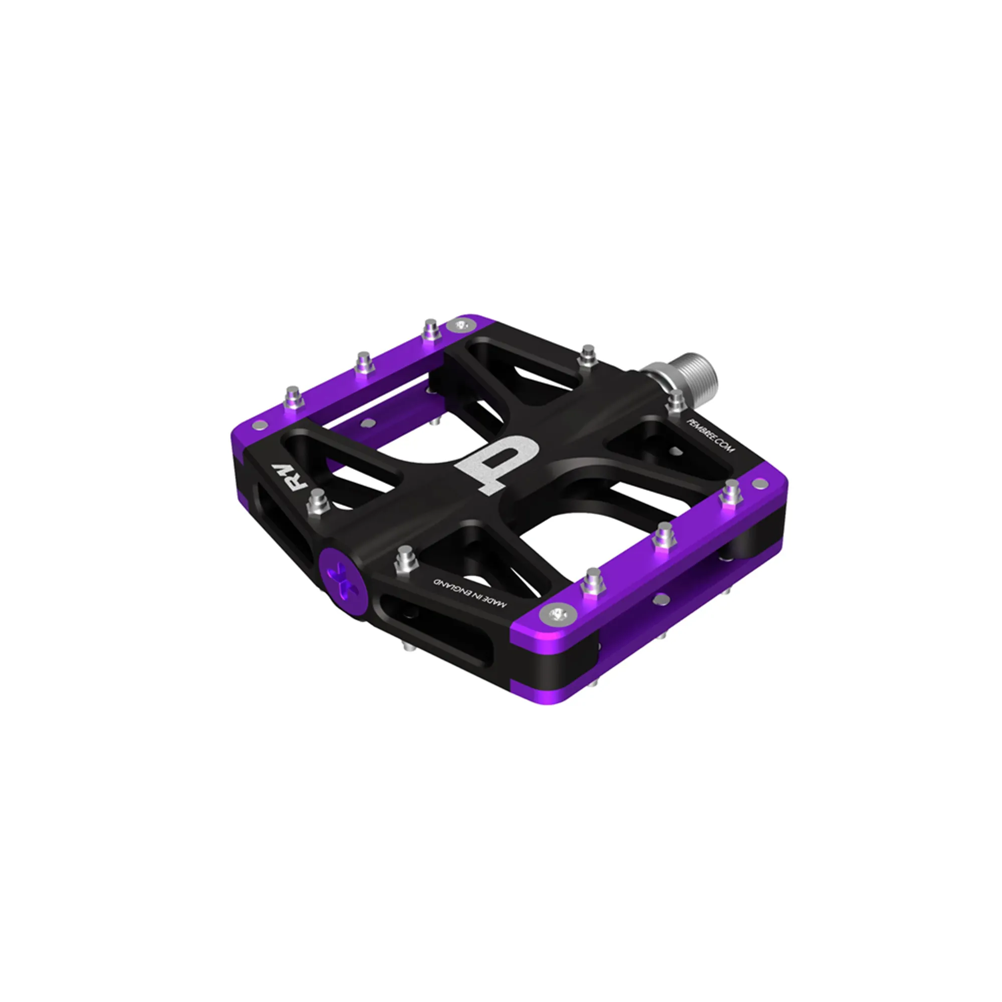 Pembree R1V Flat MTB Pedals Black/Purple