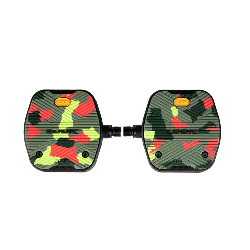 Look Geo City Grip Flat Pedal - Camo