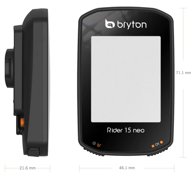 Bryton Rider 15E Neo GPS Cycle Computer-3