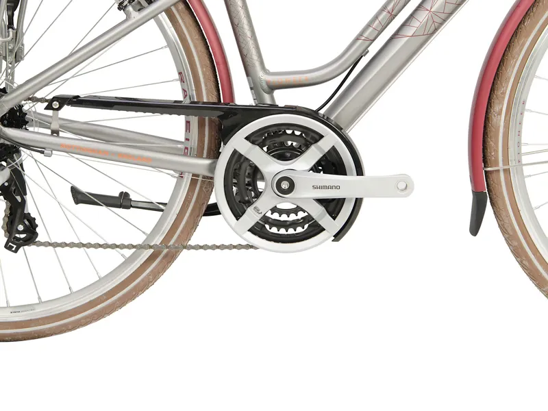 Raleigh Pioneer Grand Tour 700c 2023 Women's Hybrid Bike - Burgundy-2