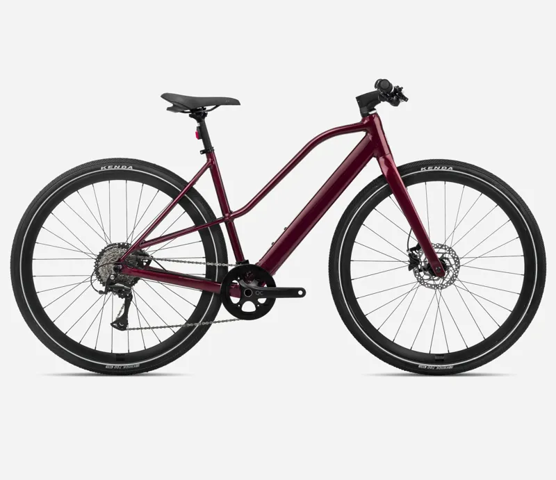 Orbea Vibe Mid H30 2024 Electric Hybrid Bike - Burgundy Red