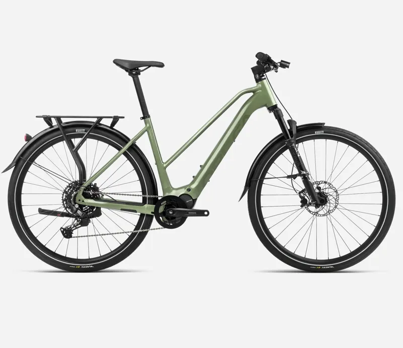 Orbea Kemen Mid 30 2024 Electric Hybrid Bike - Urban Green