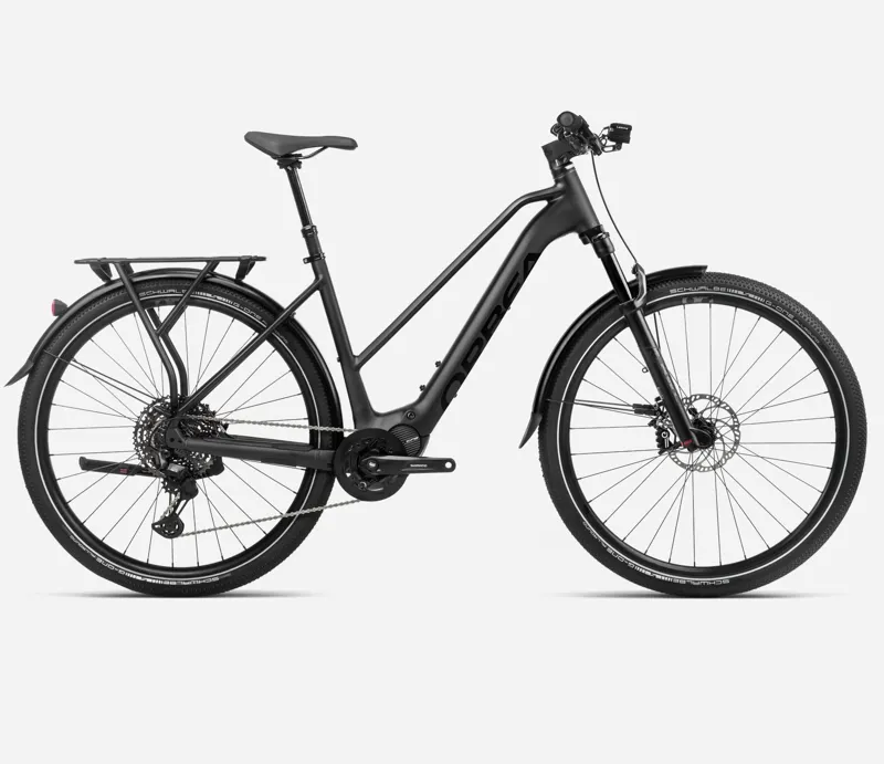 Orbea Kemen Mid 10 2024 Electric Hybrid Bike - Night Black