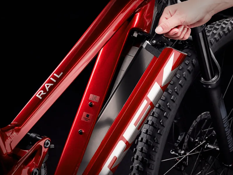 Trek Rail 5 625W Gen 3 625 29er+ Electric MTB - Rage Red - Medium-4