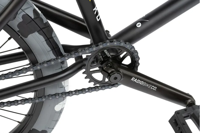 Radio Darko 20.5TT 2022 Freestyle BMX Bike - Matt Black-12