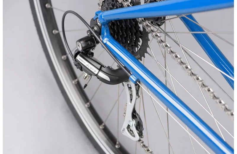 Ridgeback Velocity Open Frame 2025 Women's Hybrid Bike - Blue-6