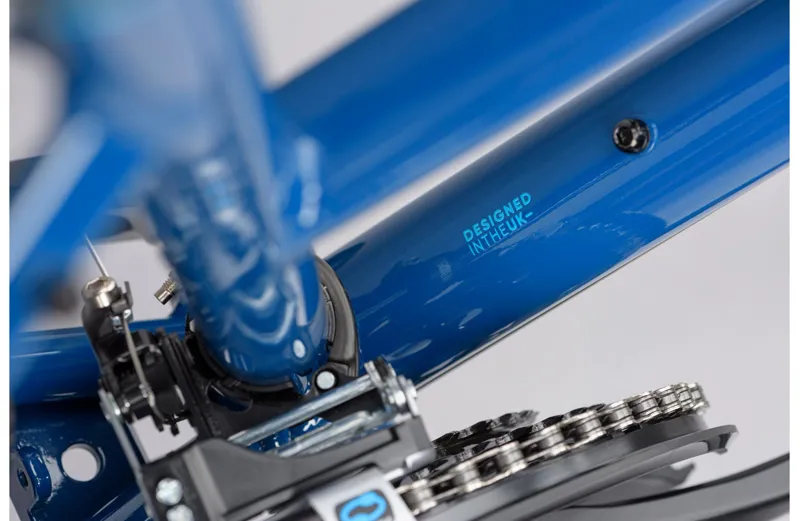 Ridgeback Velocity Open Frame 2025 Women's Hybrid Bike - Blue-5