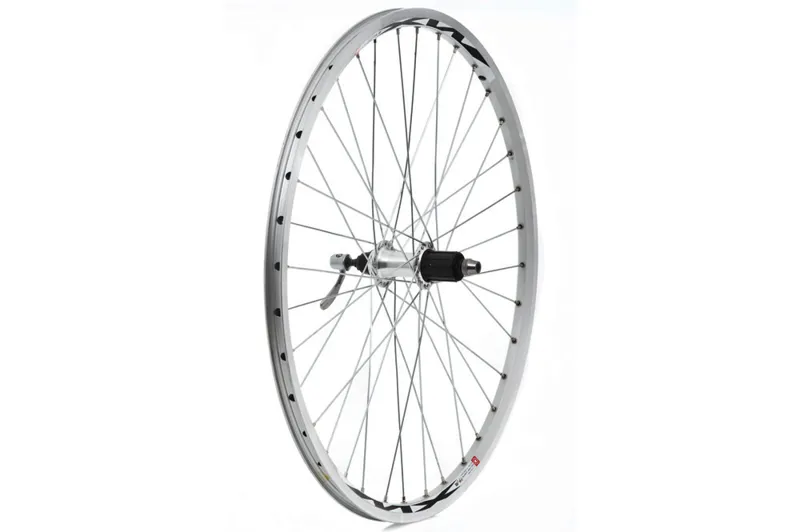 Tru-Build Wheels 26 X 1.75 Rear Wheel Mach1 Silver 8/9spd Cassette QR