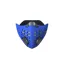 Respro Techno Anti-Pollution Mask - Blue