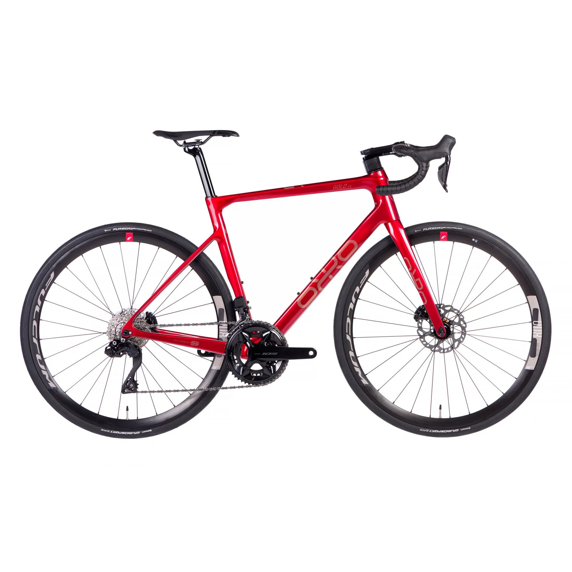 Orro Gold STC 105 Di2 2024 Road Bike - Gloss Red Orro Gold STC 105 Di2 2024 Road Bike - Gloss Red