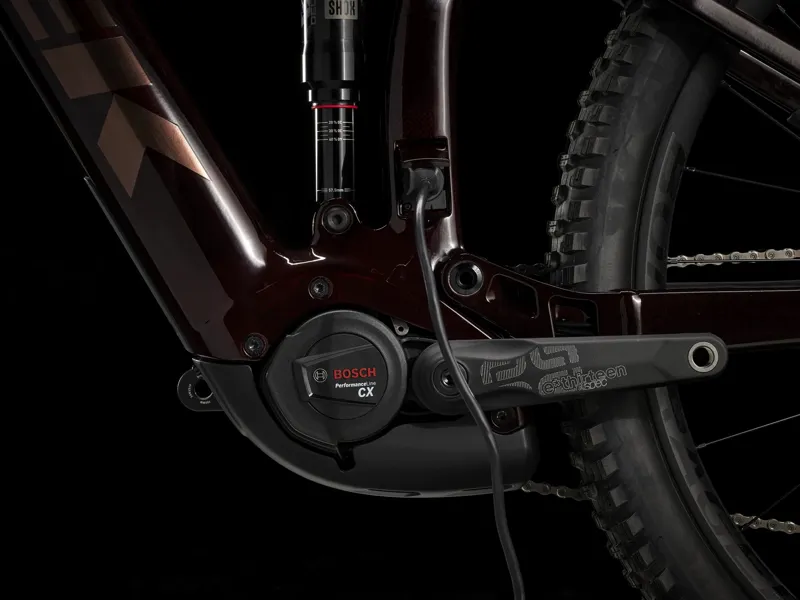 Trek Rail 9.7 Gen 4 625 29er 2023 Electric MTB - Carbon Red Smoke