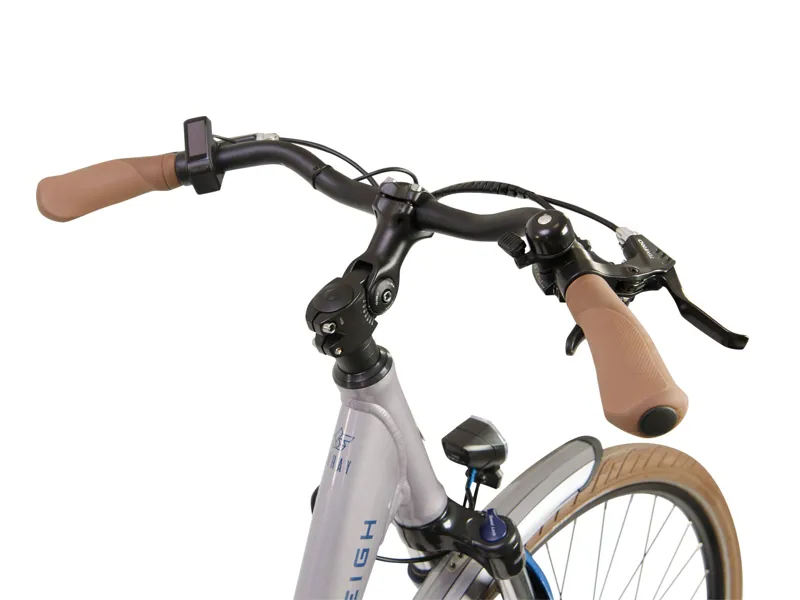 Raleigh Array Lowstep 2023 Women's Electric Hybrid Bike - Silver/Blue-5