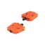 Trek Kid's Platform Large Pedal Set - 9/16 Inch - Roarange