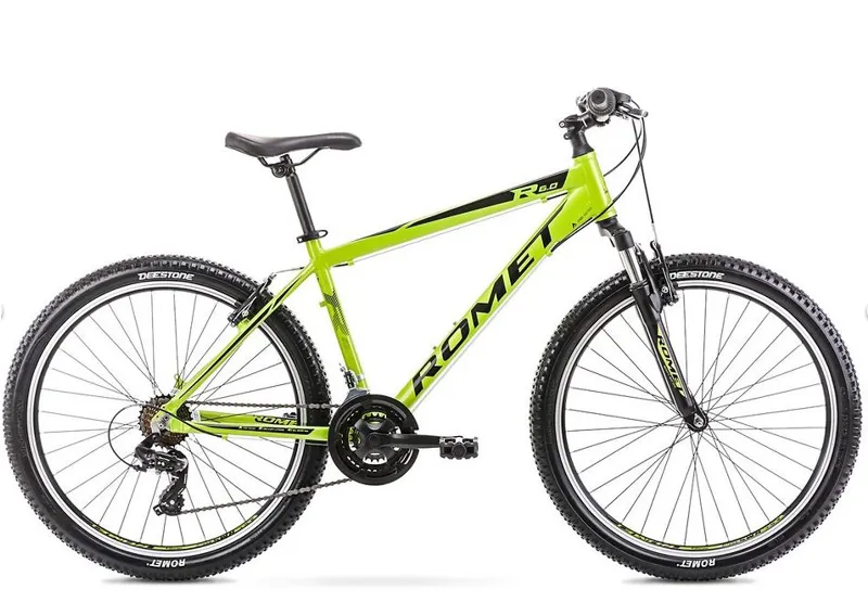 Romet Rambler R6.0 2021 Hardtail Mountain Bike - Lime - 21 inch