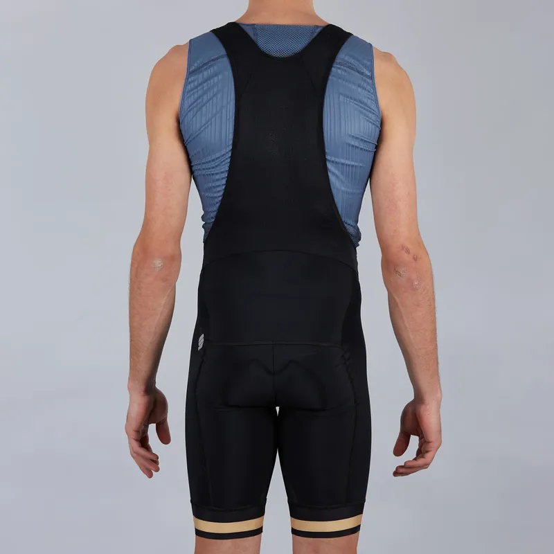 Sportful BodyFit Team Classic Bib Shorts - Black/Gold -1