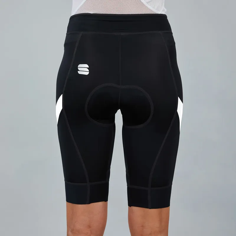 Sportful Neo Womens Lycra Shorts - Black/White-1