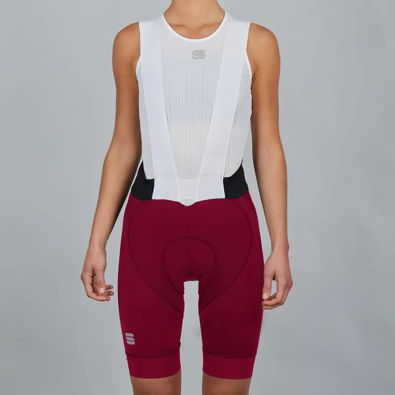 Sportful Ltd Womens Bib Shorts - Red Wine 