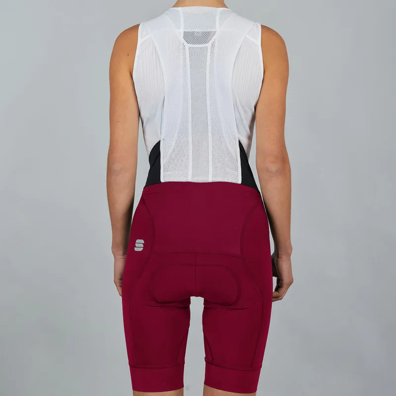 Sportful Ltd Womens Bib Shorts - Red Wine -1