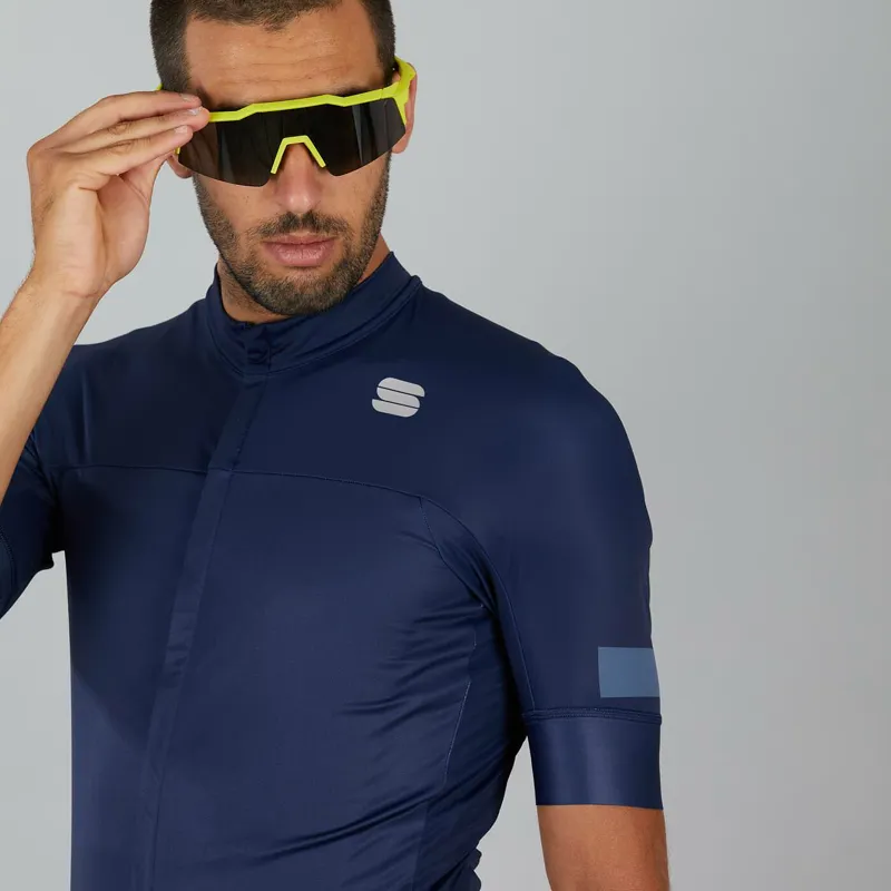 Sportful Classics Short Sleeve Jersey - Blue -3