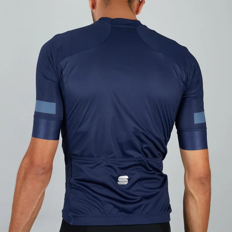 Sportful Classics Short Sleeve Jersey - Blue -4