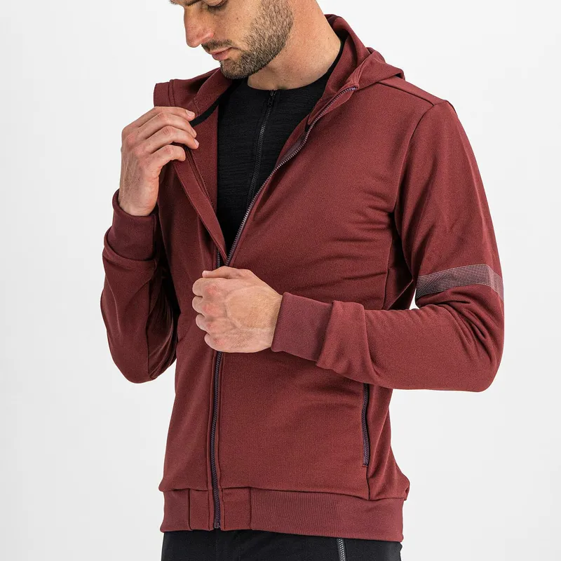 Sportful Giara Men's Hoodie - Red Wine -6