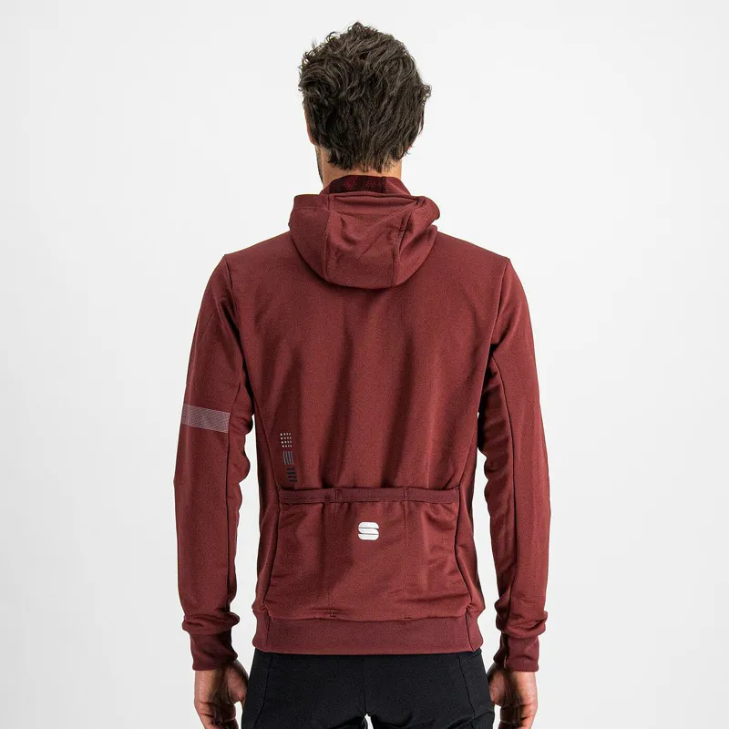 Sportful Giara Men's Hoodie - Red Wine -1