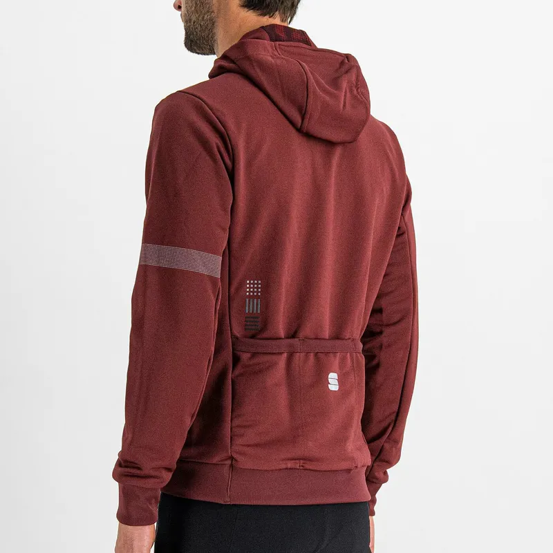 Sportful Giara Men's Hoodie - Red Wine -3