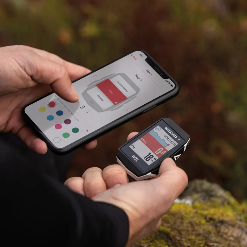 Sigma ROX 11.1 EVO GPS Cycle Computer HR Set - White-2