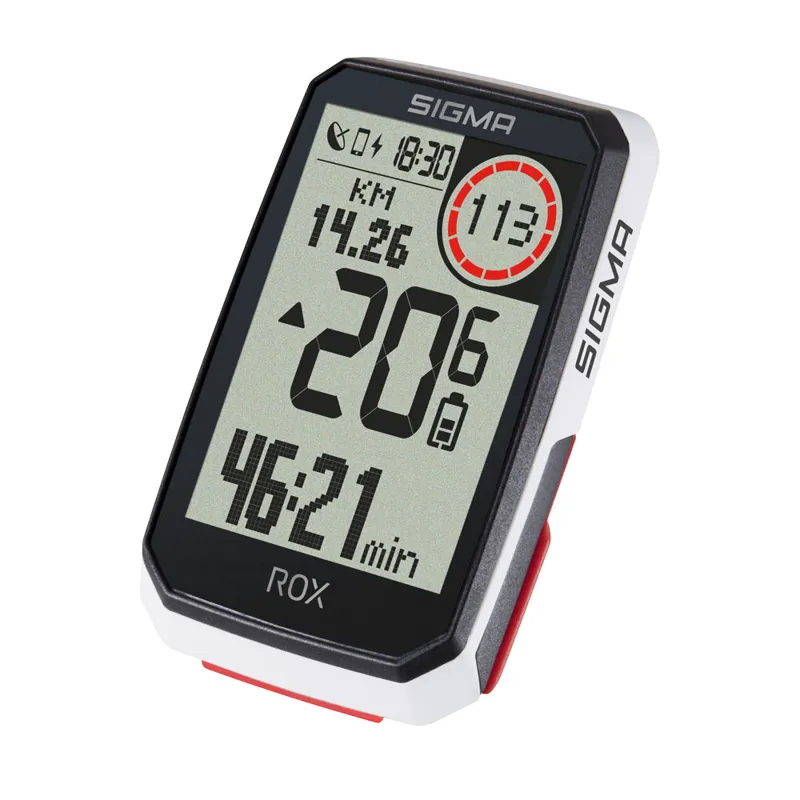 Sigma ROX 4.0 GPS Cycle Computer Sensor Set - White