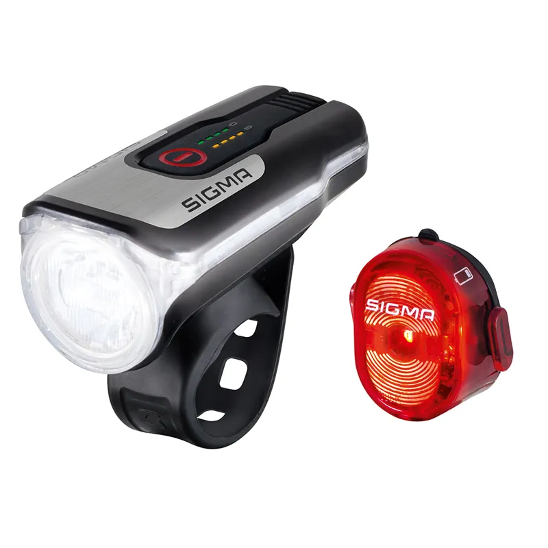 Sigma Aura 80/Nugget II Rechargeable Cycling Light Set