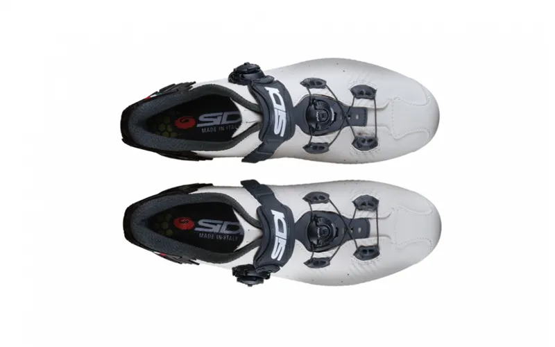 Sidi Wire 2S Road Shoes - Monochrome White/Black-2
