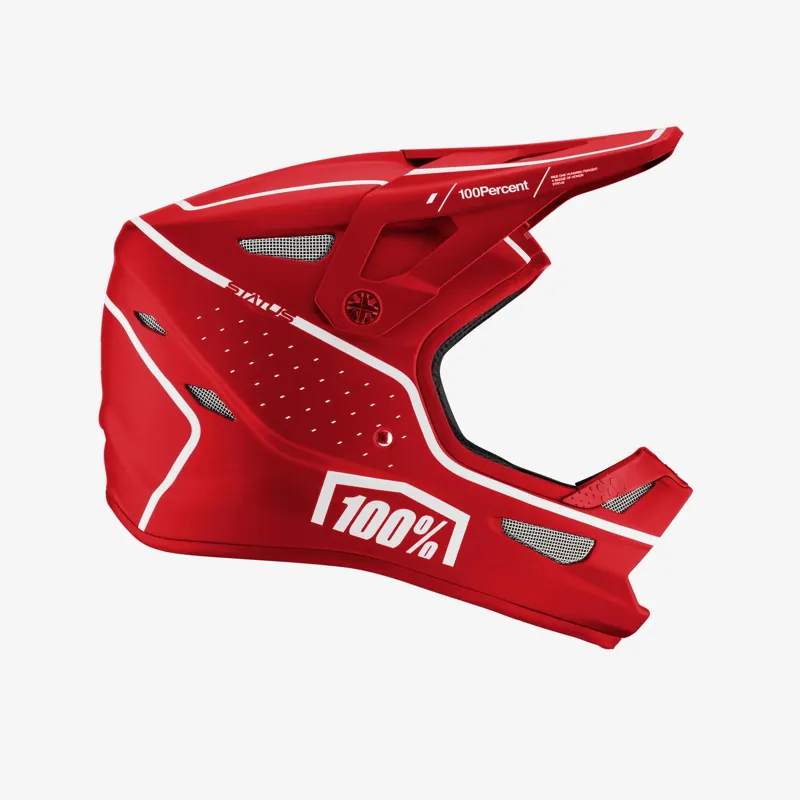 100 Percent Status Full Face MTB Helmet - Dreamflow Red