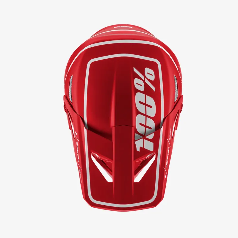100 Percent Status Full Face MTB Helmet - Dreamflow Red-4
