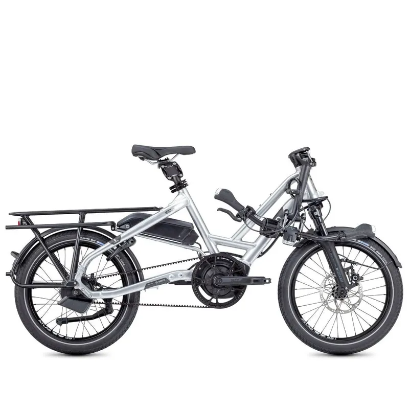 Tern HSD S+ Performance Cargo 2022 Electric Bike - Polished Silver-2